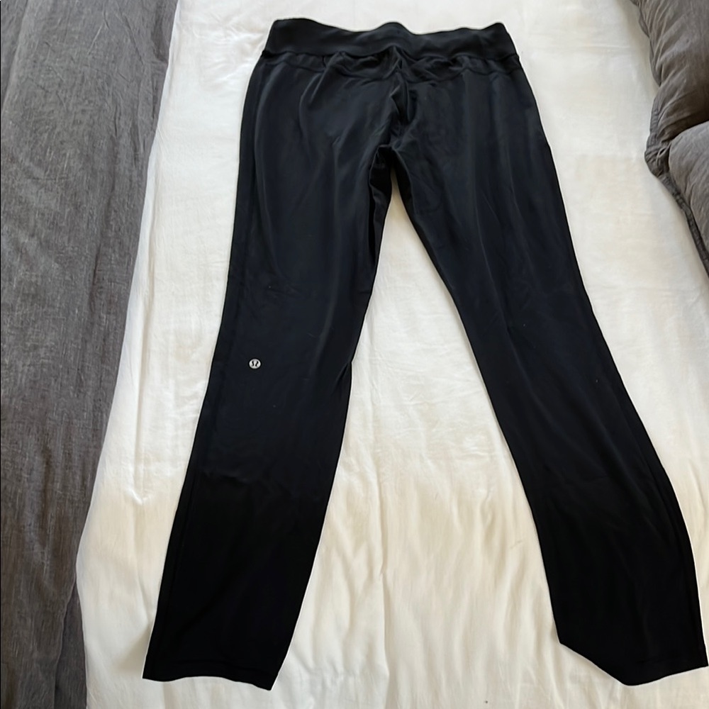 Lululemon Black Yoga Pants joggers size 8